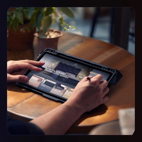 Etui Nillkin Bumper Leather Case Pro na Samsung Galaxy Tab S9 - czarne