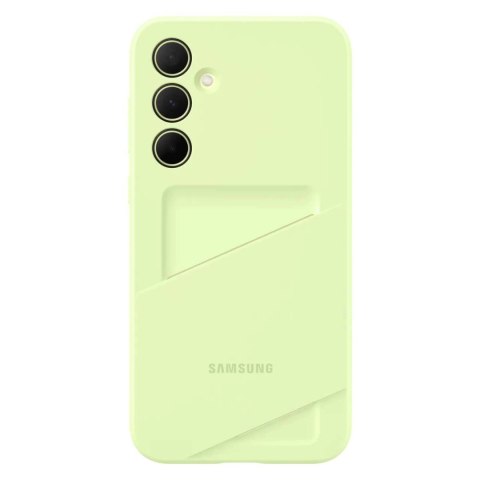 Etui Samsung Card Slot Case EF-OA356TMEGWW z kieszenią na karty do Samsung Galaxy A35 - zielone Etui Samsung Card Slot Case EF-OA356TMEGWW z kieszenią na karty do Samsung Galaxy A35 - zielone