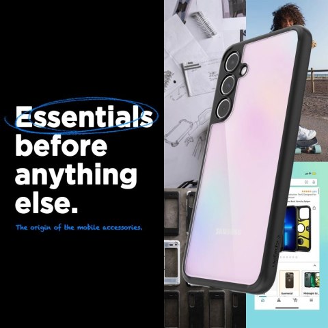 Etui Spigen Ultra Hybrid na Samsung Galaxy A55 5G - czarny mat Etui Spigen Ultra Hybrid na Samsung Galaxy A55 5G - czarny mat