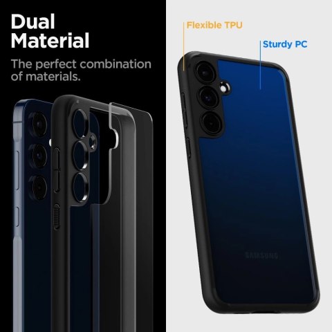 Etui Spigen Ultra Hybrid na Samsung Galaxy A55 5G - czarny mat Etui Spigen Ultra Hybrid na Samsung Galaxy A55 5G - czarny mat