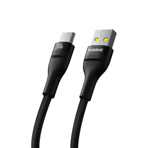 Kabel Baseus Flash 2 USB-A / USB-C 100W 2 m - czarny Kabel Baseus Flash 2 USB-A / USB-C 100W 2 m - czarny