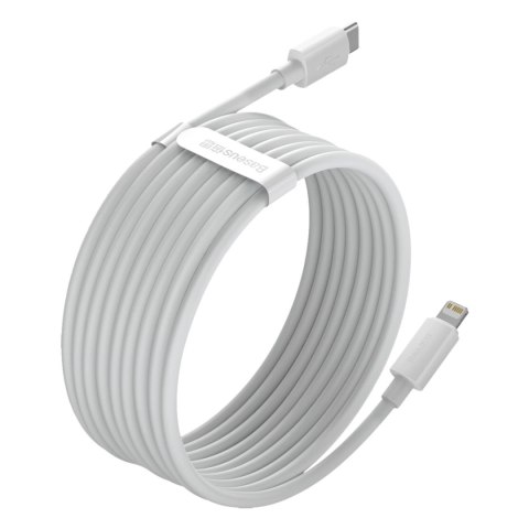 Kabel Baseus Simple Wisdom Lightning / USB-C 20W 1.5 m 2 szt. - biały Kabel Baseus Simple Wisdom Lightning / USB-C 20W 1.5 m 2 szt. - biały
