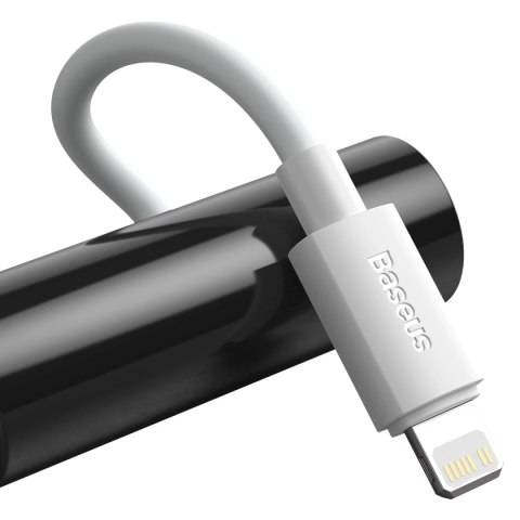 Kabel Baseus Simple Wisdom Lightning / USB-C 20W 1.5 m 2 szt. - biały Kabel Baseus Simple Wisdom Lightning / USB-C 20W 1.5 m 2 szt. - biały