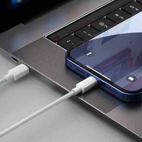 Kabel Baseus Simple Wisdom Lightning / USB-C 20W 1.5 m 2 szt. - biały Kabel Baseus Simple Wisdom Lightning / USB-C 20W 1.5 m 2 szt. - biały