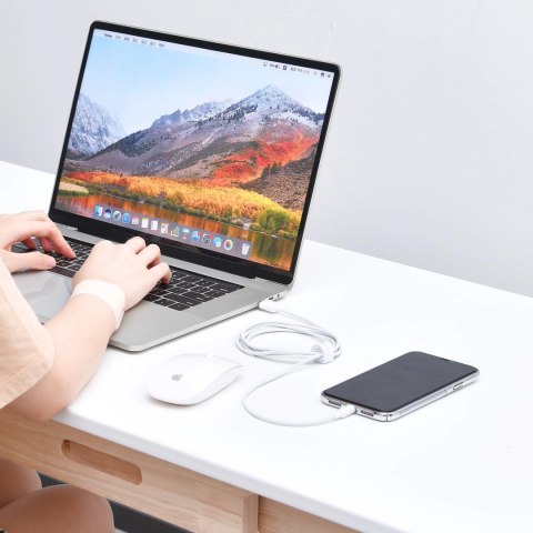 Kabel Baseus Simple Wisdom Lightning / USB-C 20W 1.5 m 2 szt. - biały Kabel Baseus Simple Wisdom Lightning / USB-C 20W 1.5 m 2 szt. - biały