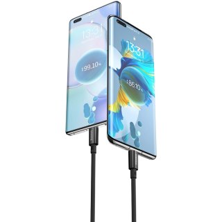 Kabel Baseus Superior Series USB-A / USB-C 100W do Huawei / Honor 1.5m - czarny