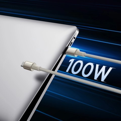 Kabel Baseus Tungsten Gold USB-C / USB-C 100W 1m - złoty Kabel Baseus Tungsten Gold USB-C / USB-C 100W 1m - złoty