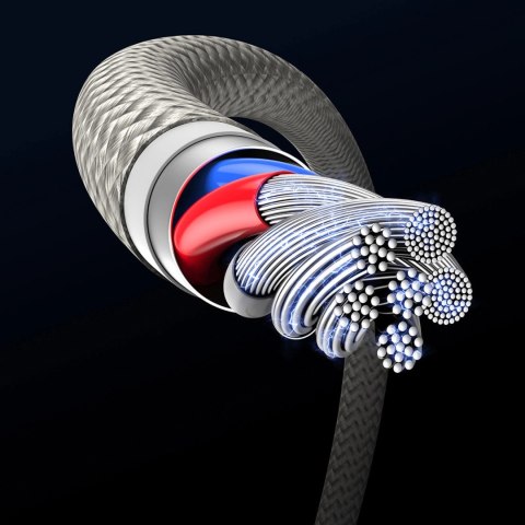 Kabel Baseus Tungsten Gold USB-C / USB-C 100W 1m - złoty Kabel Baseus Tungsten Gold USB-C / USB-C 100W 1m - złoty