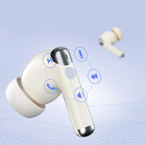 Słuchawki Tronsmart Sounfii R4 bezprzewodowe Bluetooth 5.3 ENC - białe