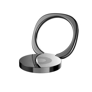 Uchwyt / ring Baseus Privity Ring z funkcją stojaka - czarny