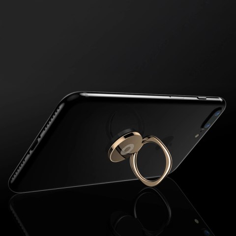 Uchwyt / ring Baseus Privity Ring z funkcją stojaka - złoty