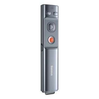 Wskaźnik laserowy Baseus Orange Dot bezprzewodowy do prezentacji - szary (bez baterii)