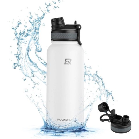 Bidon termiczny Rockbros 35210029005 rowerowy na napoje 550 ml - biały