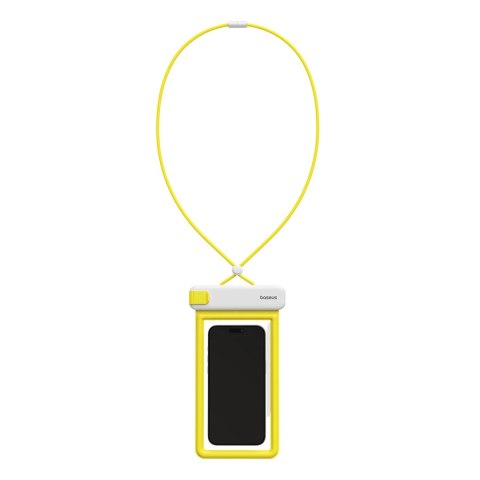 Etui Baseus DeepDive wodoodporne IPX8 z 4 warstwami uszczelnienia - biało-żółte Etui Baseus DeepDive wodoodporne IPX8 z 4 warstwami uszczelnienia - biało-żółte