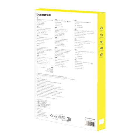 Etui Baseus DeepDive wodoodporne IPX8 z 4 warstwami uszczelnienia - biało-żółte Etui Baseus DeepDive wodoodporne IPX8 z 4 warstwami uszczelnienia - biało-żółte