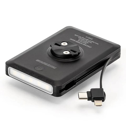 Lampka rowerowa Rockbros JP008 przednia pod licznik z powerbankiem 5000mAh 150lm IPX6 - czarna Lampka rowerowa Rockbros JP008 przednia pod licznik z powerbankiem 5000mAh 150lm IPX6 - czarna