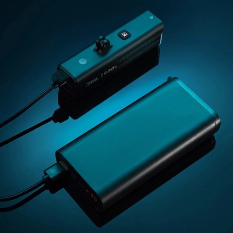 Lampka rowerowa Rockbros RHL1500 przednia 5000mAh 1500lm IPX6 - czarna Lampka rowerowa Rockbros RHL1500 przednia 5000mAh 1500lm IPX6 - czarna