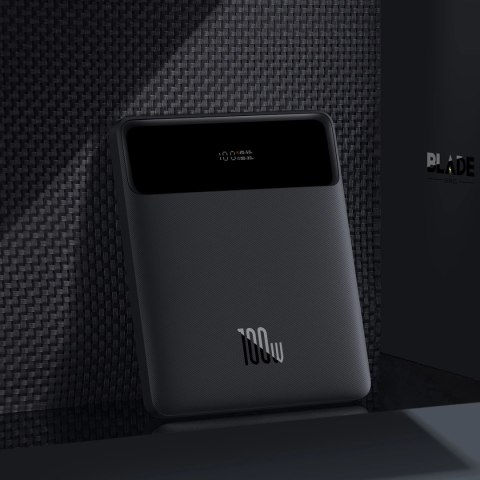 Powerbank Baseus Blade PPBL000201 20000 mAh 2x USB-A 2x USB-C 100W - czarny + kabel USB-C