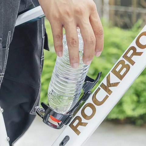 Uchwyt na bidon Rockbros 31210012001 rowerowy - czarny Uchwyt na bidon Rockbros 31210012001 rowerowy - czarny