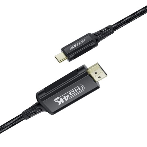 Kabel Acefast C1 wideo USB-C / HDMI 4K 60Hz HDR 1.8m - czarny