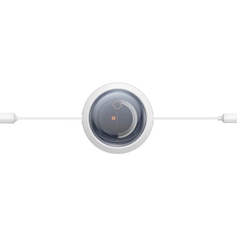 Kabel Baseus Free2Draw CB000084 zwijany USB-C - Lightning / USB-C / micro USB 100W 1.1m - biały Kabel Baseus Free2Draw CB000084 zwijany USB-C - Lightning / USB-C / micro USB 100W 1.1m - biały