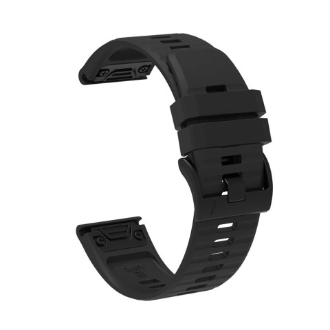 Pasek silikonowy do Garmin Fenix 3 / 5X / 6X / 7X Pro - czarny Pasek silikonowy do Garmin Fenix 3 / 5X / 6X / 7X Pro - czarny