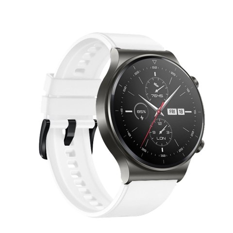 Pasek silikonowy do Huawei Watch GT 2 / 3 / 4 / 2 Pro / 3 Pro / 4 Pro / GT 2e - biały Pasek silikonowy do Huawei Watch GT 2 / 3 / 4 / 2 Pro / 3 Pro / 4 Pro / GT 2e - biały