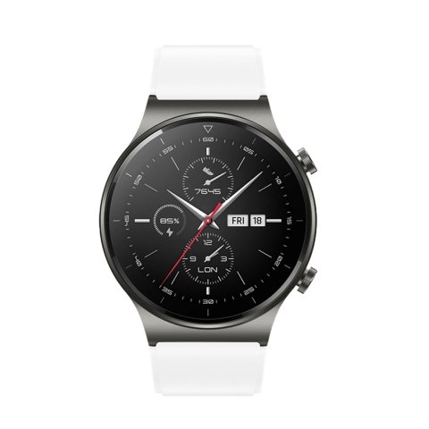 Pasek silikonowy do Huawei Watch GT 2 / 3 / 4 / 2 Pro / 3 Pro / 4 Pro / GT 2e - biały Pasek silikonowy do Huawei Watch GT 2 / 3 / 4 / 2 Pro / 3 Pro / 4 Pro / GT 2e - biały