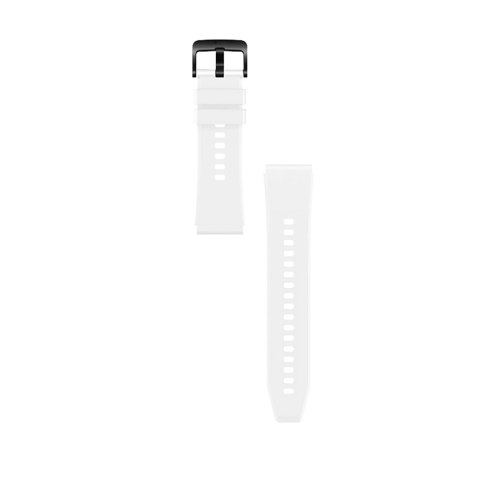Pasek silikonowy do Huawei Watch GT 2 / 3 / 4 / 2 Pro / 3 Pro / 4 Pro / GT 2e - biały Pasek silikonowy do Huawei Watch GT 2 / 3 / 4 / 2 Pro / 3 Pro / 4 Pro / GT 2e - biały