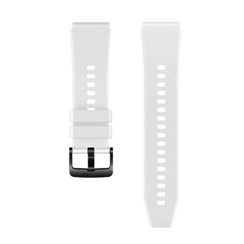 Pasek silikonowy do Huawei Watch GT 2 / 3 / 4 / 2 Pro / 3 Pro / 4 Pro / GT 2e - biały Pasek silikonowy do Huawei Watch GT 2 / 3 / 4 / 2 Pro / 3 Pro / 4 Pro / GT 2e - biały