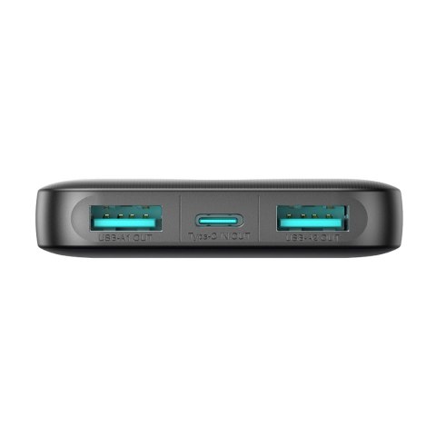 Powerbank Joyroom JR-PBF13 5000mAh 2.4A 2x USB-A 1x USB-C - czarny Powerbank Joyroom JR-PBF13 5000mAh 2.4A 2x USB-A 1x USB-C - czarny