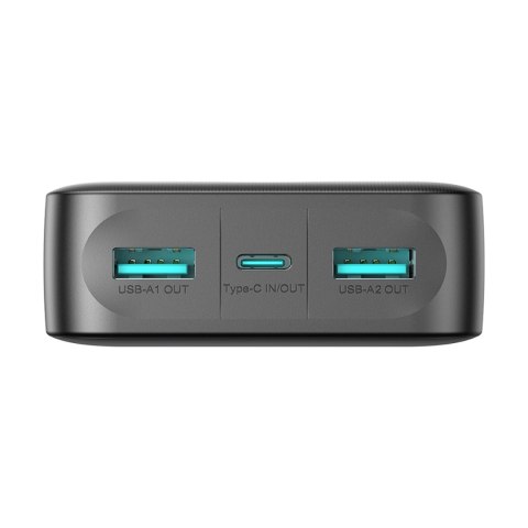Powerbank Joyroom JR-PBF14 20000mAh 2.4A 2x USB-A 1x USB-C - czarny Powerbank Joyroom JR-PBF14 20000mAh 2.4A 2x USB-A 1x USB-C - czarny