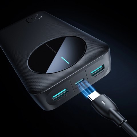Powerbank Joyroom JR-PBF14 20000mAh 2.4A 2x USB-A 1x USB-C - czarny Powerbank Joyroom JR-PBF14 20000mAh 2.4A 2x USB-A 1x USB-C - czarny