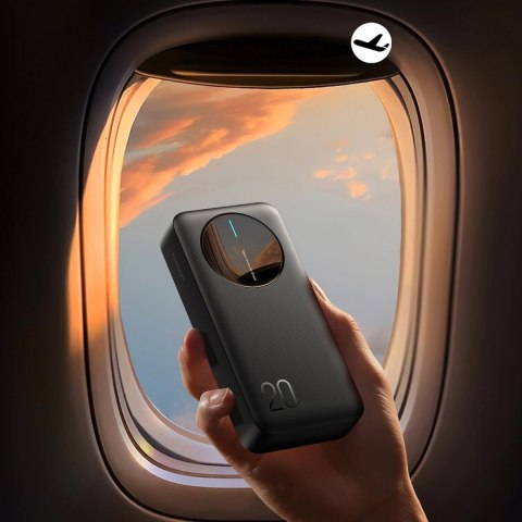 Powerbank Joyroom JR-PBF14 20000mAh 2.4A 2x USB-A 1x USB-C - czarny Powerbank Joyroom JR-PBF14 20000mAh 2.4A 2x USB-A 1x USB-C - czarny