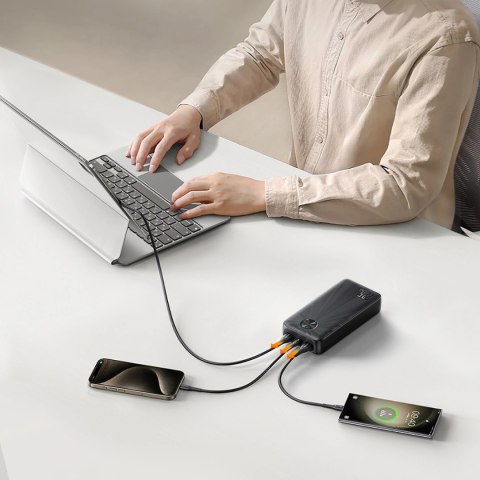 Powerbank Joyroom JR-PBF16 20000mAh USB-C USB-A 22.5W - czarny Powerbank Joyroom JR-PBF16 20000mAh USB-C USB-A 22.5W - czarny