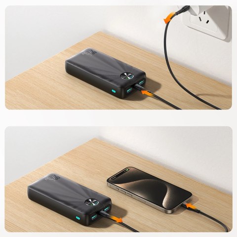 Powerbank Joyroom JR-PBF16 20000mAh USB-C USB-A 22.5W - czarny Powerbank Joyroom JR-PBF16 20000mAh USB-C USB-A 22.5W - czarny