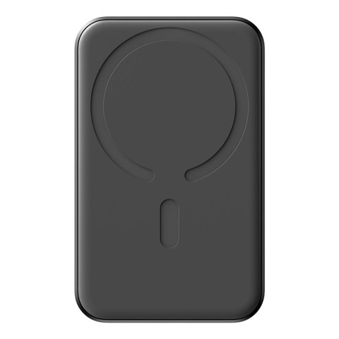 Powerbank Joyroom JR-W020 Mini 5000mAh USB-A USB-C indukcyjny 20W - czarny + kabel USB-C / USB-C Powerbank Joyroom JR-W020 Mini 5000mAh USB-A USB-C indukcyjny 20W - czarny + kabel USB-C / USB-C