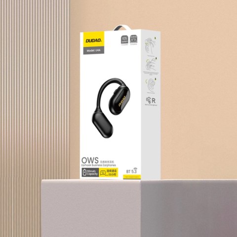 Słuchawka biznesowa OWS Dudao U4A Bluetooth 5.3 IPX5 - czarna Słuchawka biznesowa OWS Dudao U4A Bluetooth 5.3 IPX5 - czarna