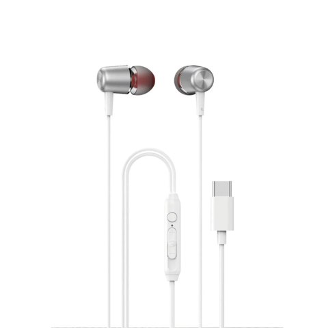 Słuchawki Dudao X1PROT douszne przewodowe USB-C 1.2 m - białe Słuchawki Dudao X1PROT douszne przewodowe USB-C 1.2 m - białe