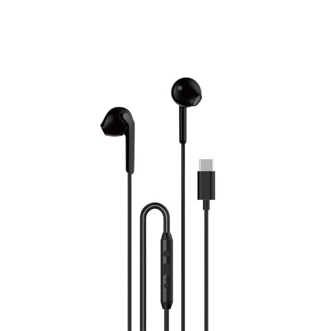 Słuchawki Dudao X3C douszne przewodowe USB-C 1.2m - czarne Słuchawki Dudao X3C douszne przewodowe USB-C 1.2m - czarne