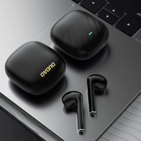 Słuchawki Dudao U14+ bezprzewodowe douszne TWS Bluetooth 5.3 - czarne Słuchawki Dudao U14+ bezprzewodowe douszne TWS Bluetooth 5.3 - czarne