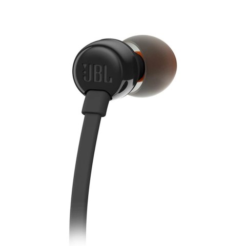 Słuchawki JBL Tune 110 douszne mini jack 3.5mm i pilotem - czarne Słuchawki JBL Tune 110 douszne mini jack 3.5mm i pilotem - czarne