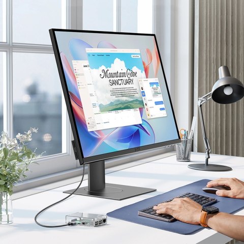 Kabel Ugreen HD163 15514 mini HDMI / HDMI 2.1 8K 1m - szary Kabel Ugreen HD163 15514 mini HDMI / HDMI 2.1 8K 1m - szary