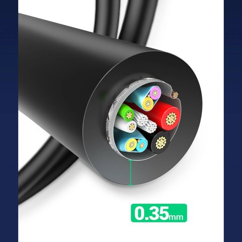 Kabel Ugreen US184 20884 USB-A 3.0 / USB-C 3A 2m - czarny