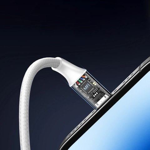 Kabel Ugreen US199 60162 USB-A / Lightning MFi 1.5m - srebrny Kabel Ugreen US199 60162 USB-A / Lightning MFi 1.5m - srebrny