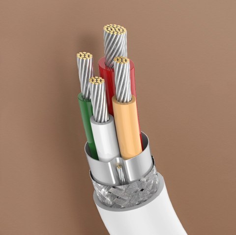 Kabel Ugreen US264 60517 USB-C / USB-C PD QC AFC 0.5m - biały
