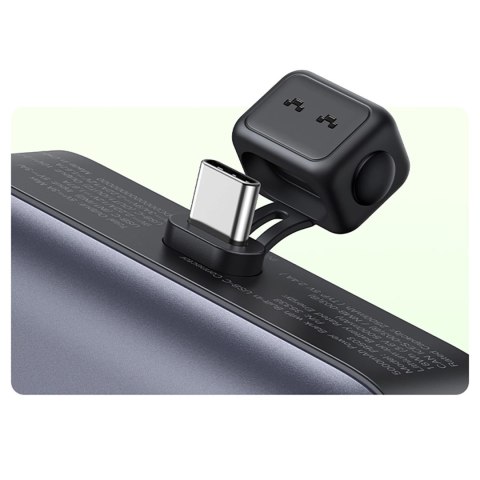 Powerbank Ugreen PB503 5000mAh z portem USB-C i zintegrowanym złączem USB-C - szary Powerbank Ugreen PB503 5000mAh z portem USB-C i zintegrowanym złączem USB-C - szary