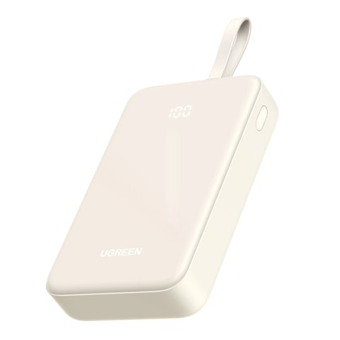 Powerbank Ugreen PB505 20000mAh 22.5W USB-C USB-A wbudowany kabel USB-C - biały Powerbank Ugreen PB505 20000mAh 22.5W USB-C USB-A wbudowany kabel USB-C - biały