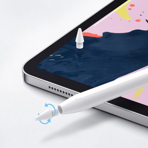 Rysik Joyroom JR-X15 aktywny 130mAh USB-C - biały Rysik Joyroom JR-X15 aktywny 130mAh USB-C - biały
