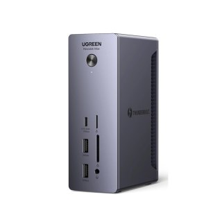 Stacja dokująca Ugreen U710 13w1 2x Thunderbolt 4 / 4x USB-A / DP / RJ45 / czytnik SD TF / USB-C / mini jack 3.5mm